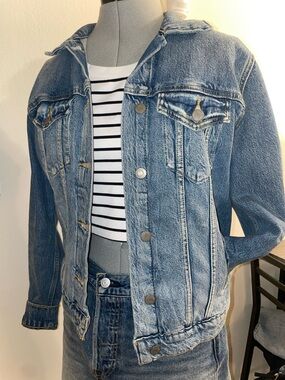 Lucky Brand Light Wash Denim Jacket - Blue